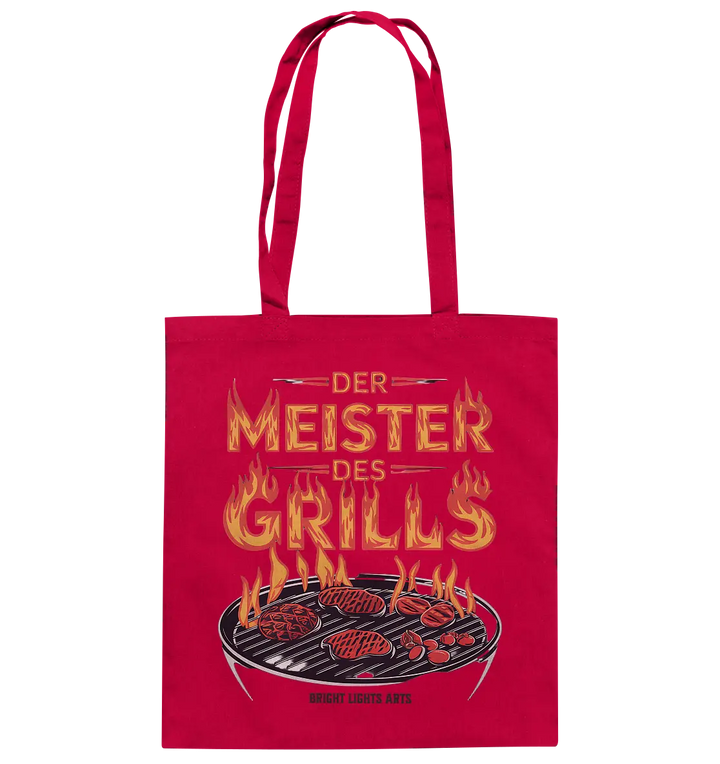 Meister des Grills – Flammendes Grillrost - Baumwolltasche Bright Lights Arts