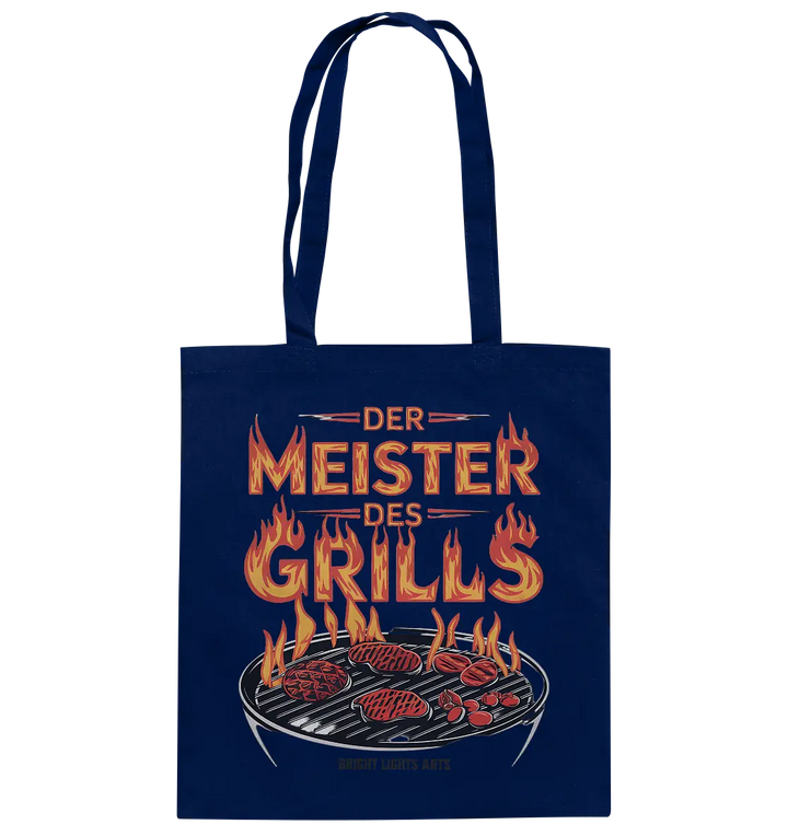 Meister des Grills – Flammendes Grillrost - Baumwolltasche Bright Lights Arts