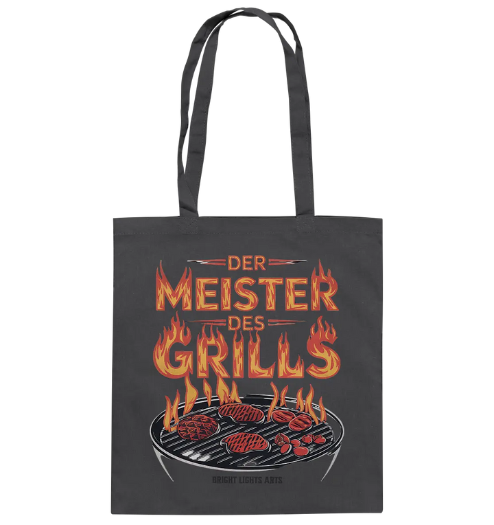 Meister des Grills – Flammendes Grillrost - Baumwolltasche Bright Lights Arts