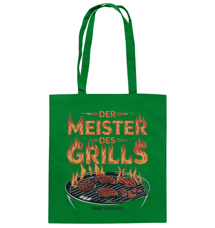Meister des Grills – Flammendes Grillrost - Baumwolltasche Bright Lights Arts