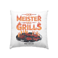 Meister des Grills – Flammendes Grillrost - Kissen 40x40cm Bright Lights Arts
