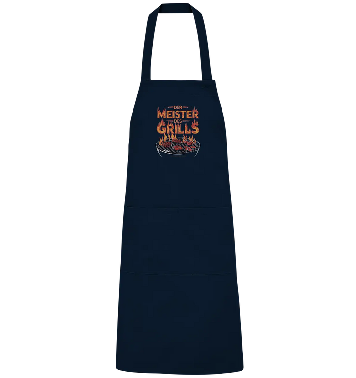 Meister des Grills – Flammendes Grillrost - Organic Grillschürze Bright Lights Arts