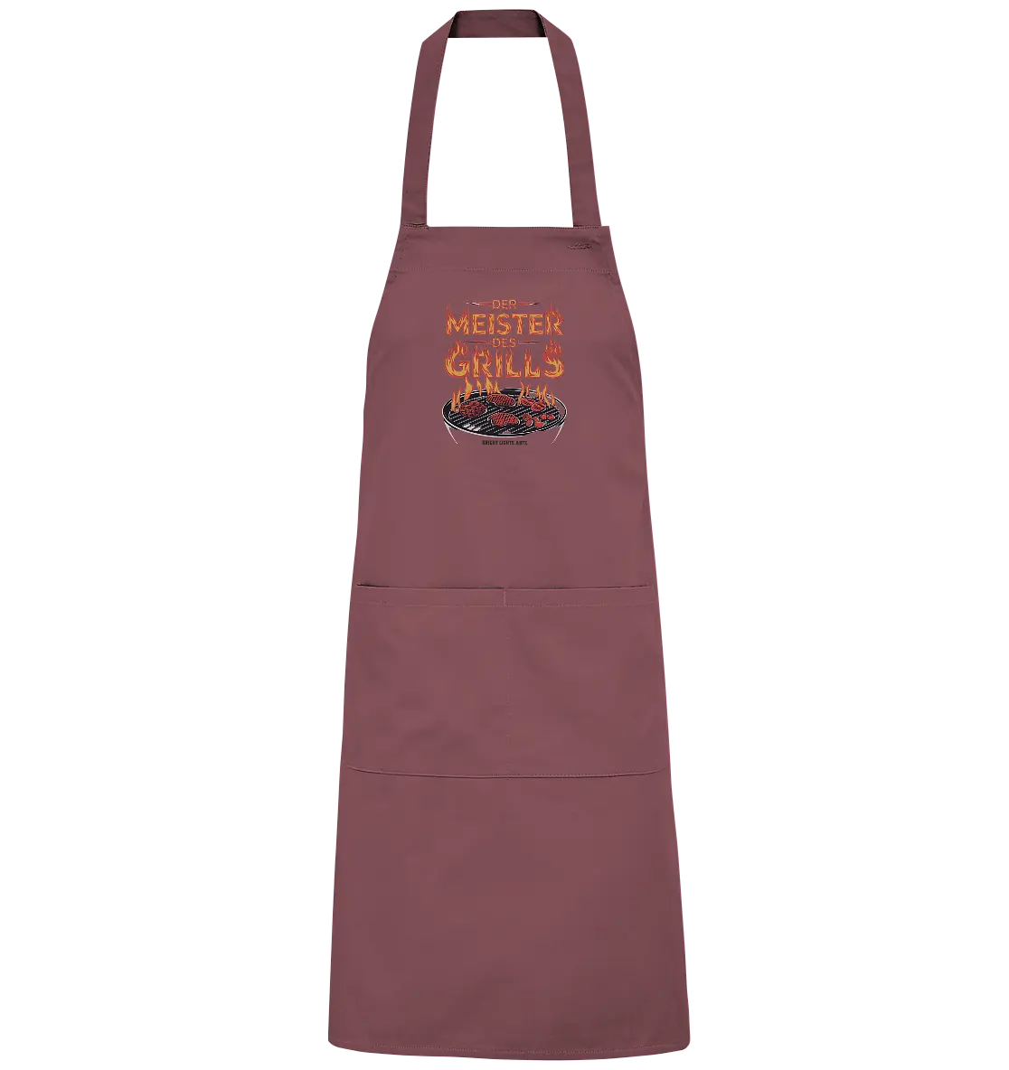 Meister des Grills – Flammendes Grillrost - Organic Grillschürze Bright Lights Arts