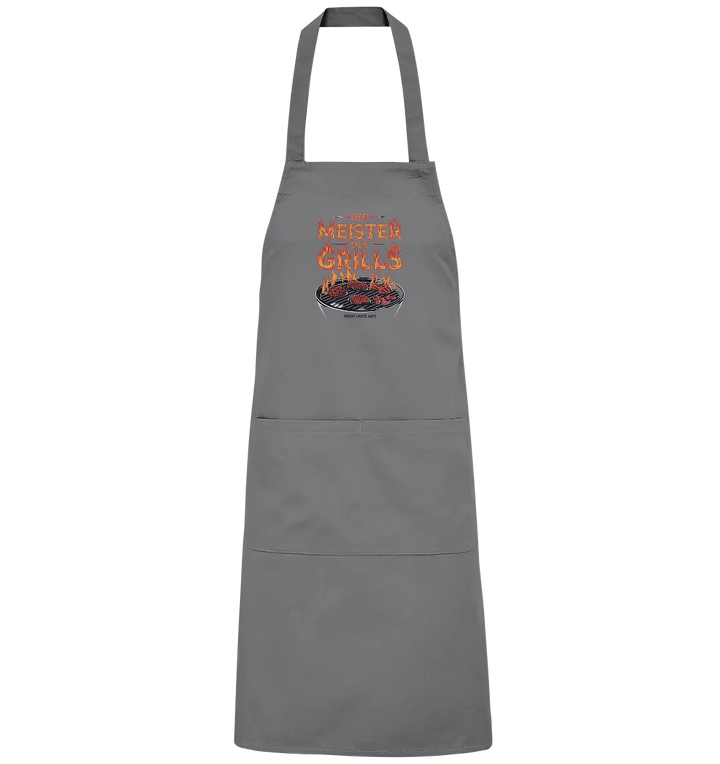 Meister des Grills – Flammendes Grillrost - Organic Grillschürze Bright Lights Arts