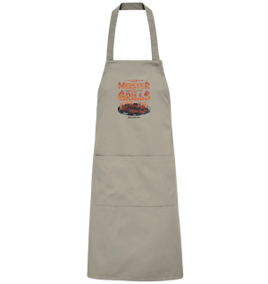 Meister des Grills – Flammendes Grillrost - Organic Grillschürze Bright Lights Arts