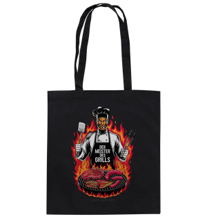 Meister des Grills – Koch im Flammenmeer - Baumwolltasche Bright Lights Arts