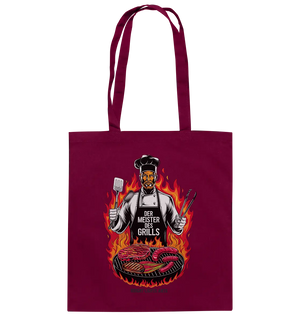 Meister des Grills – Koch im Flammenmeer - Baumwolltasche Bright Lights Arts