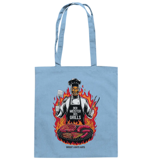 Meister des Grills – Koch im Flammenmeer - Baumwolltasche Bright Lights Arts