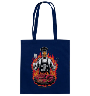 Meister des Grills – Koch im Flammenmeer - Baumwolltasche Bright Lights Arts