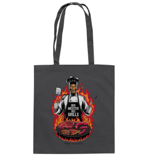Meister des Grills – Koch im Flammenmeer - Baumwolltasche Bright Lights Arts