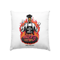Meister des Grills – Koch im Flammenmeer - Kissen 40x40cm Bright Lights Arts