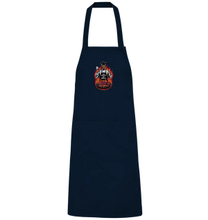 Meister des Grills – Koch im Flammenmeer - Organic Grillschürze Bright Lights Arts