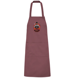 Meister des Grills – Koch im Flammenmeer - Organic Grillschürze Bright Lights Arts