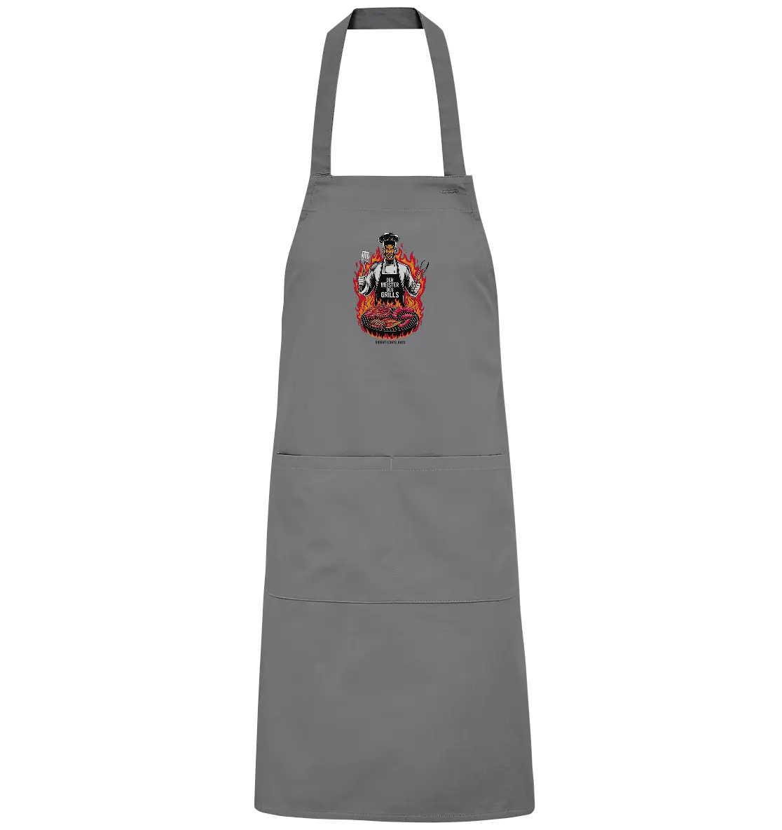 Meister des Grills – Koch im Flammenmeer - Organic Grillschürze Bright Lights Arts