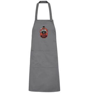 Meister des Grills – Koch im Flammenmeer - Organic Grillschürze Bright Lights Arts