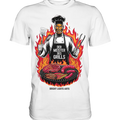 Meister des Grills – Koch im Flammenmeer - Premium Shirt Bright Lights Arts