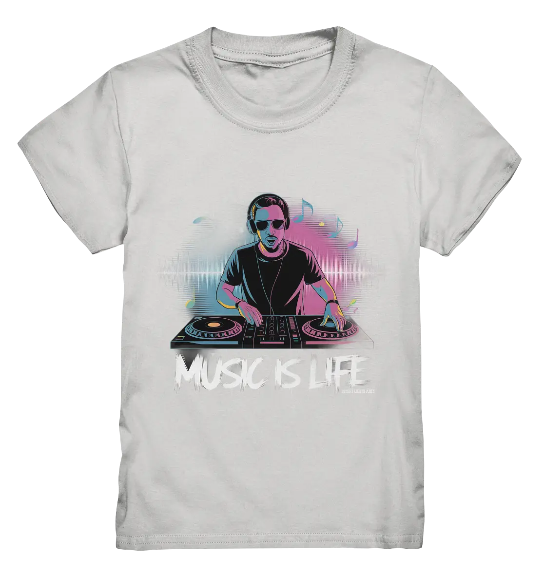 Music is Life - Lebende Energie der Musik - Kids Premium Shirt Bright Lights Arts