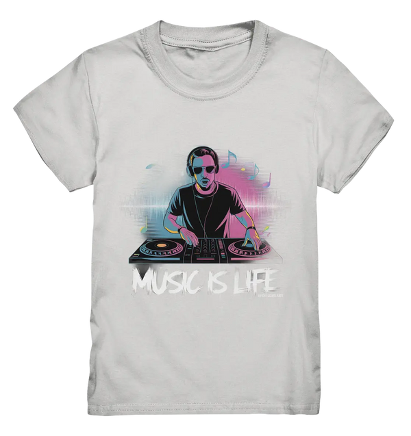 Music is Life - Lebende Energie der Musik - Kids Premium Shirt Bright Lights Arts