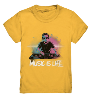 Music is Life - Lebende Energie der Musik - Kids Premium Shirt Bright Lights Arts