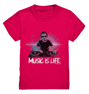 Music is Life - Lebende Energie der Musik - Kids Premium Shirt Bright Lights Arts