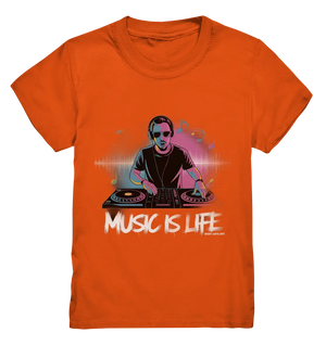 Music is Life - Lebende Energie der Musik - Kids Premium Shirt Bright Lights Arts