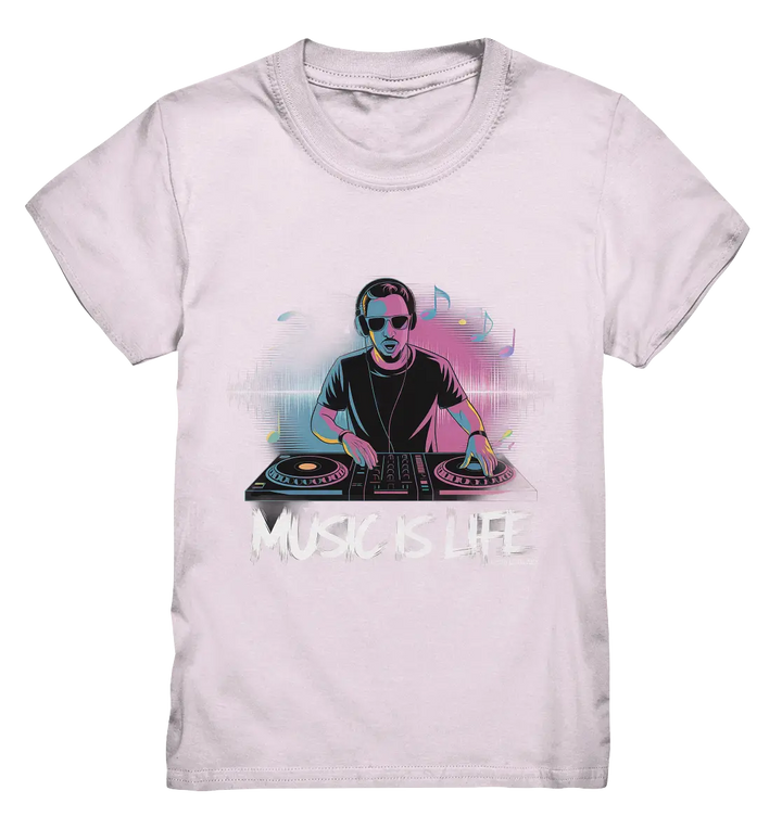 Music is Life - Lebende Energie der Musik - Kids Premium Shirt Bright Lights Arts