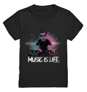Music is Life - Lebende Energie der Musik - Kids Premium Shirt Bright Lights Arts