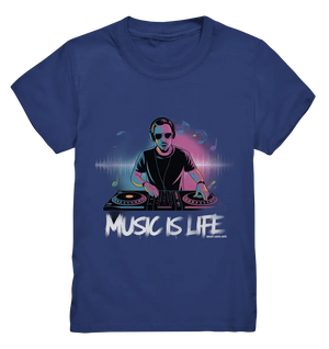 Music is Life - Lebende Energie der Musik - Kids Premium Shirt Bright Lights Arts