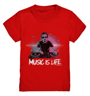 Music is Life - Lebende Energie der Musik - Kids Premium Shirt Bright Lights Arts