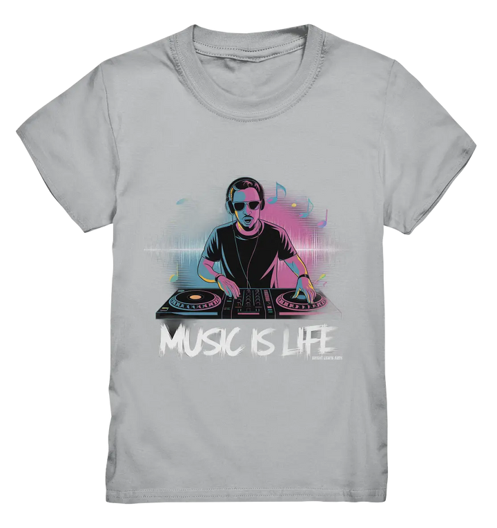 Music is Life - Lebende Energie der Musik - Kids Premium Shirt Bright Lights Arts