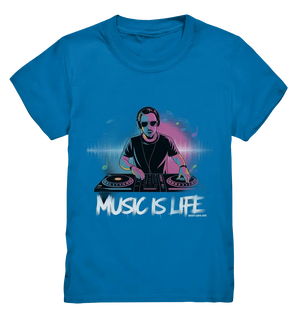 Music is Life - Lebende Energie der Musik - Kids Premium Shirt Bright Lights Arts