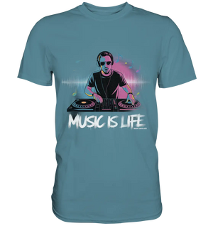 Music is Life - Lebende Energie der Musik - Premium Shirt Bright Lights Arts