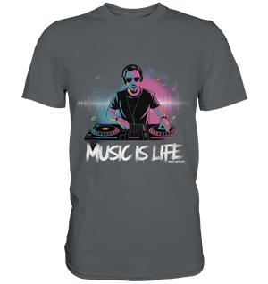 Music is Life - Lebende Energie der Musik - Premium Shirt Bright Lights Arts