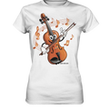 Musikalischer Spaß – Cartoon-Geige mit fröhlicher Ausstrahlung - Ladies Premium Shirt Bright Lights Arts