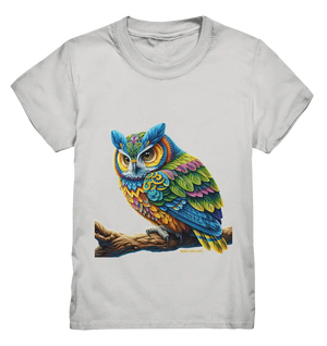 Mystische Eule -  Ausdrucksstarke Kunst mit leuchtenden Farben - Kids Premium Shirt Bright Lights Arts