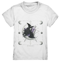 Mystische Hexe im Halbmond Magische Sternennacht - Kids Premium Shirt Bright Lights Arts