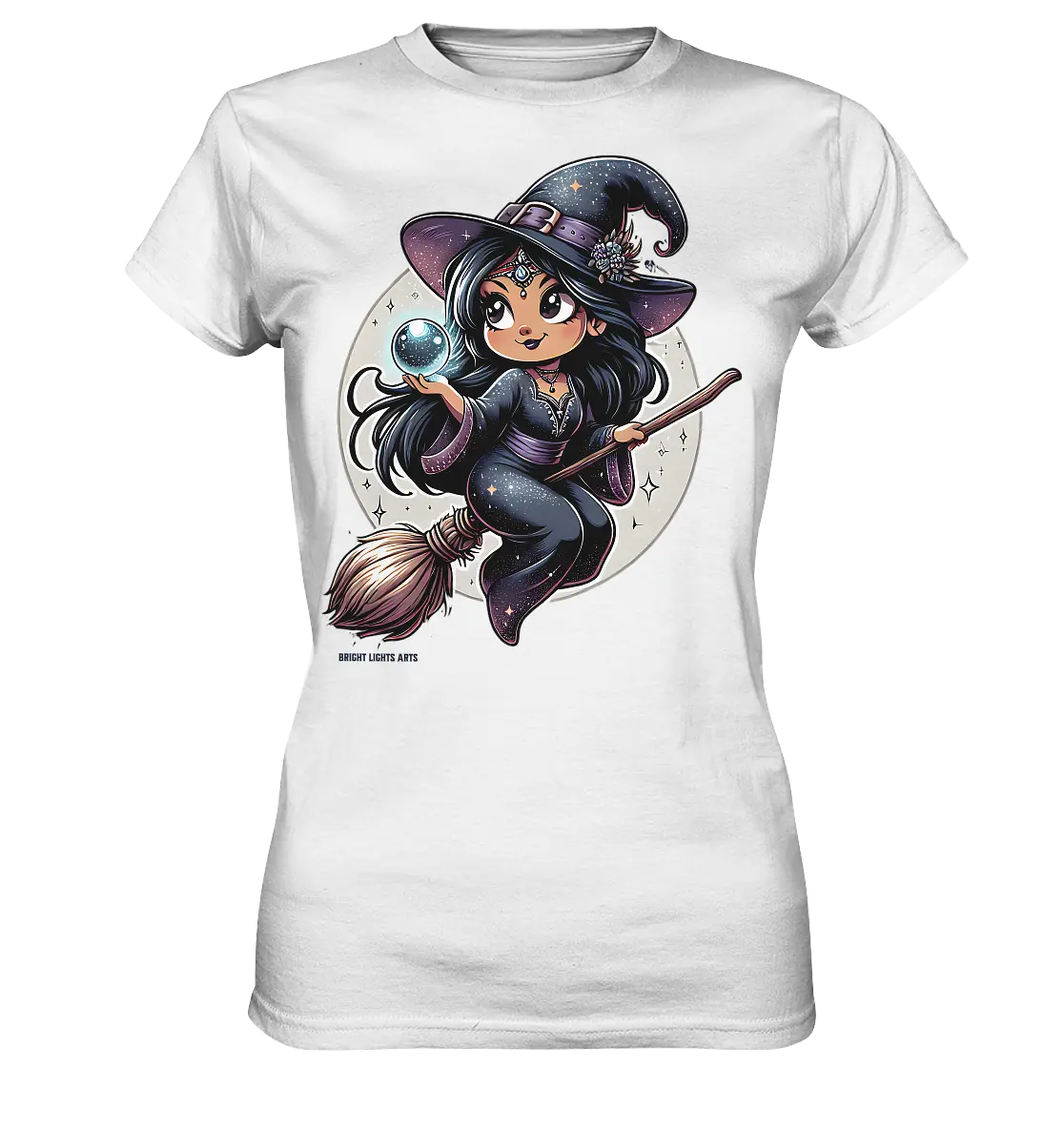 Mystische Hexenkraft – Magische Nacht voller Geheimnisse - Ladies Premium Shirt Bright Lights Arts