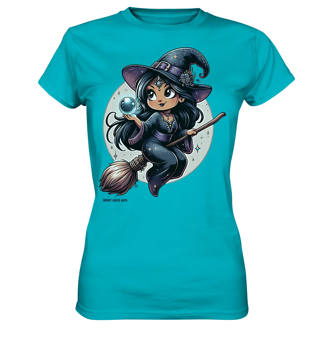 Mystische Hexenkraft – Magische Nacht voller Geheimnisse - Ladies Premium Shirt Bright Lights Arts