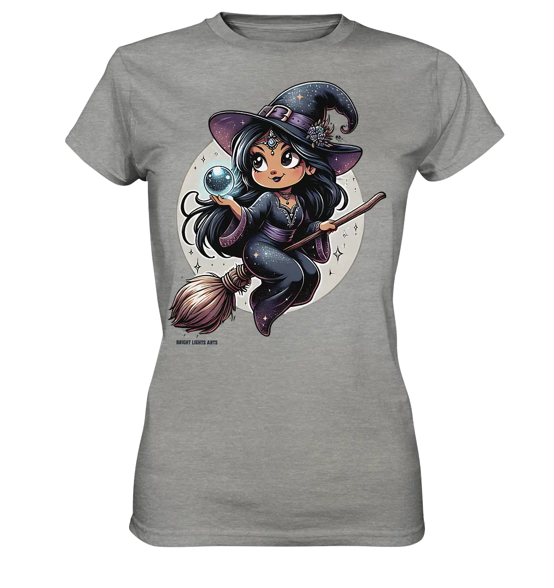 Mystische Hexenkraft – Magische Nacht voller Geheimnisse - Ladies Premium Shirt Bright Lights Arts