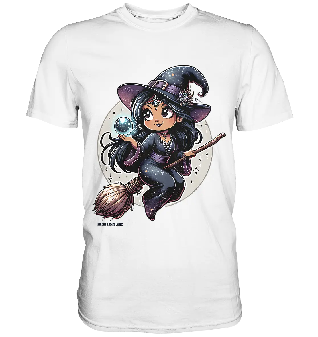 Mystische Hexenkraft – Magische Nacht voller Geheimnisse - Premium Shirt Bright Lights Arts