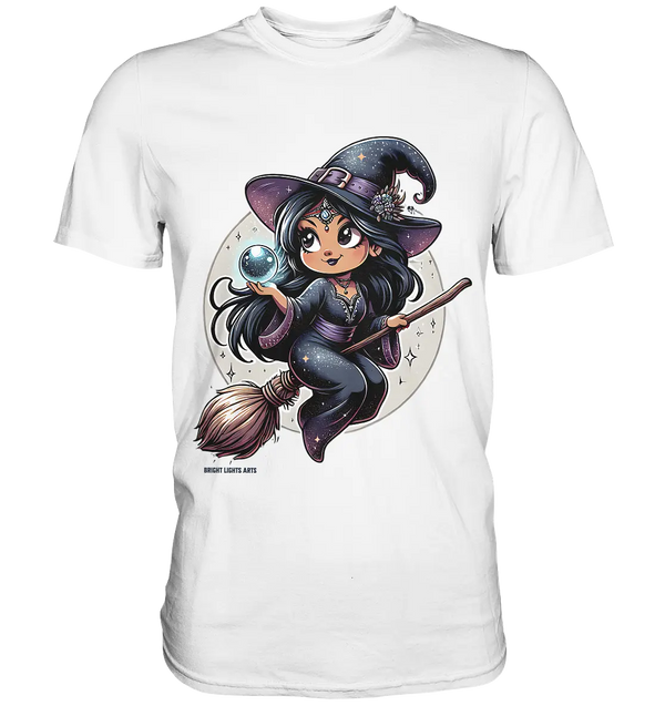 Mystische Hexenkraft – Magische Nacht voller Geheimnisse - Premium Shirt Bright Lights Arts