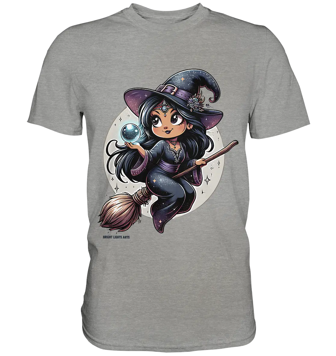 Mystische Hexenkraft – Magische Nacht voller Geheimnisse - Premium Shirt Bright Lights Arts
