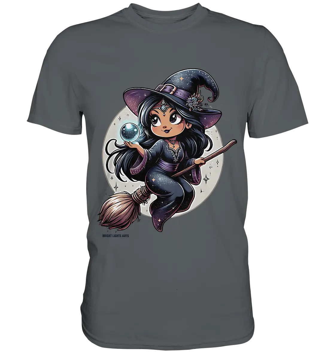 Mystische Hexenkraft – Magische Nacht voller Geheimnisse - Premium Shirt Bright Lights Arts