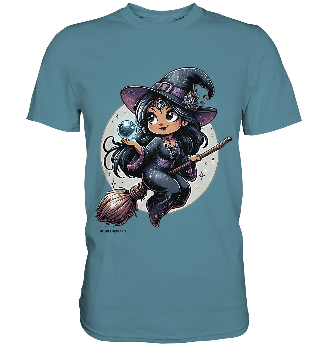 Mystische Hexenkraft – Magische Nacht voller Geheimnisse - Premium Shirt Bright Lights Arts