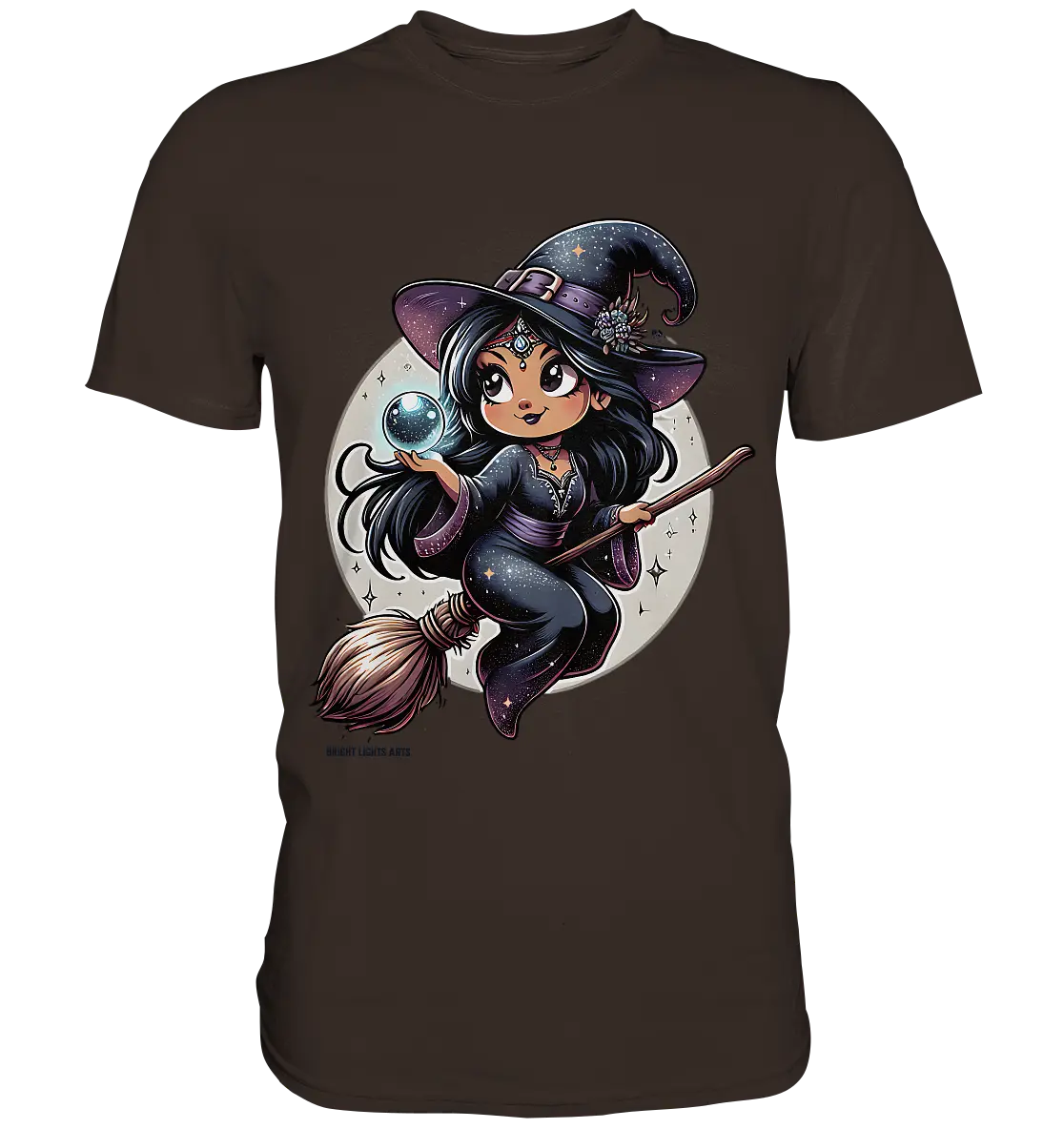 Mystische Hexenkraft – Magische Nacht voller Geheimnisse - Premium Shirt Bright Lights Arts