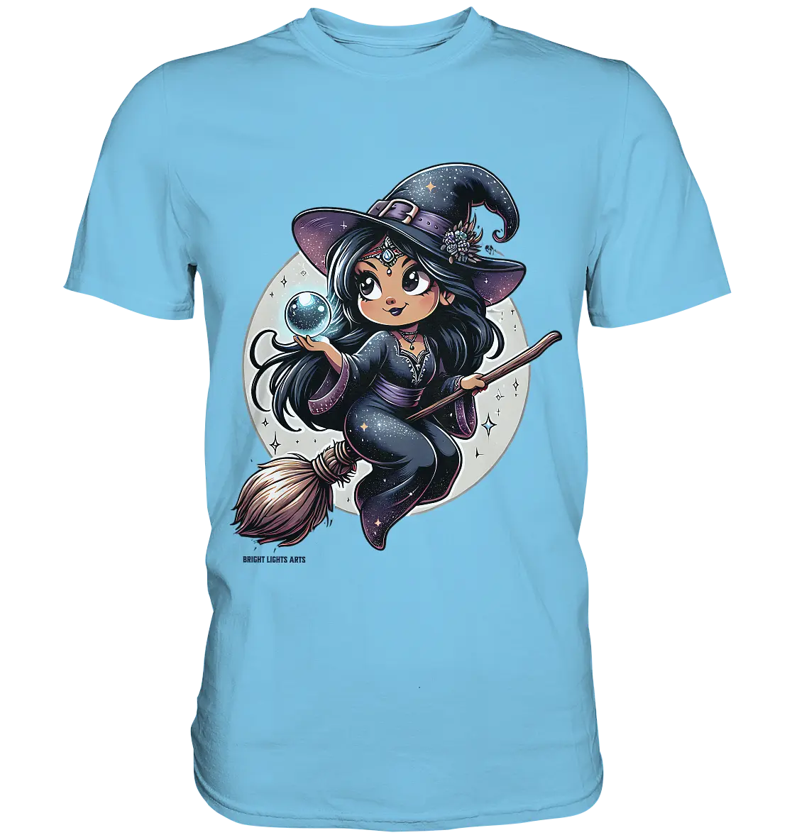 Mystische Hexenkraft – Magische Nacht voller Geheimnisse - Premium Shirt Bright Lights Arts