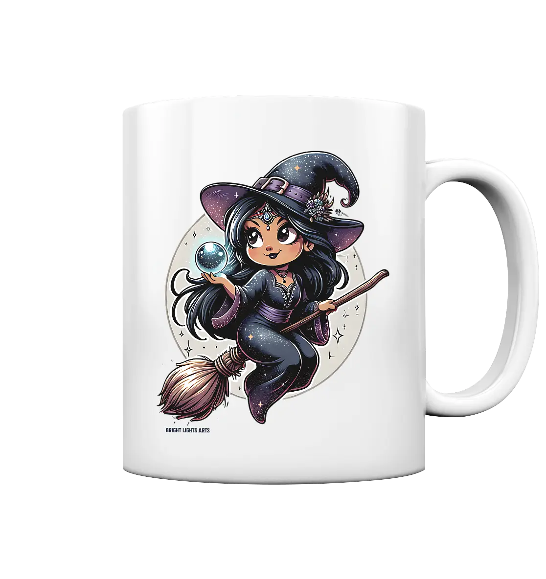 Mystische Hexenkraft – Magische Nacht voller Geheimnisse - Tasse glossy Bright Lights Arts