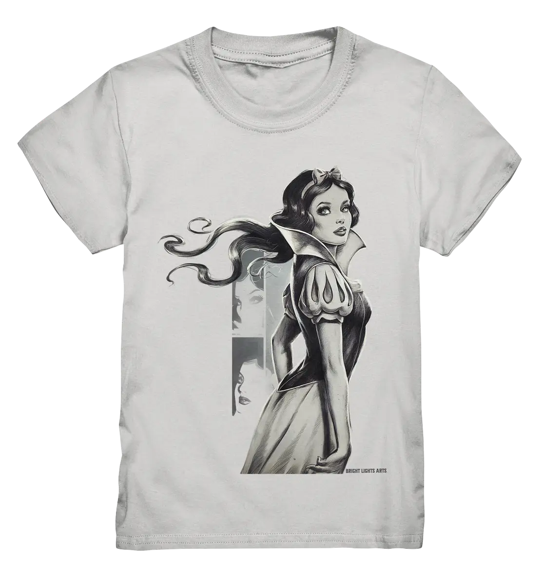 Mystische Schneewittchen – Dunkle Eleganz trifft Märchenzauber - Kids Premium Shirt Bright Lights Arts
