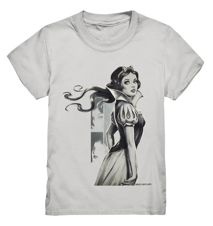 Mystische Schneewittchen – Dunkle Eleganz trifft Märchenzauber - Kids Premium Shirt Bright Lights Arts