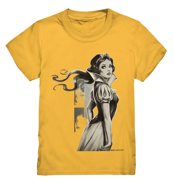 Mystische Schneewittchen – Dunkle Eleganz trifft Märchenzauber - Kids Premium Shirt Bright Lights Arts
